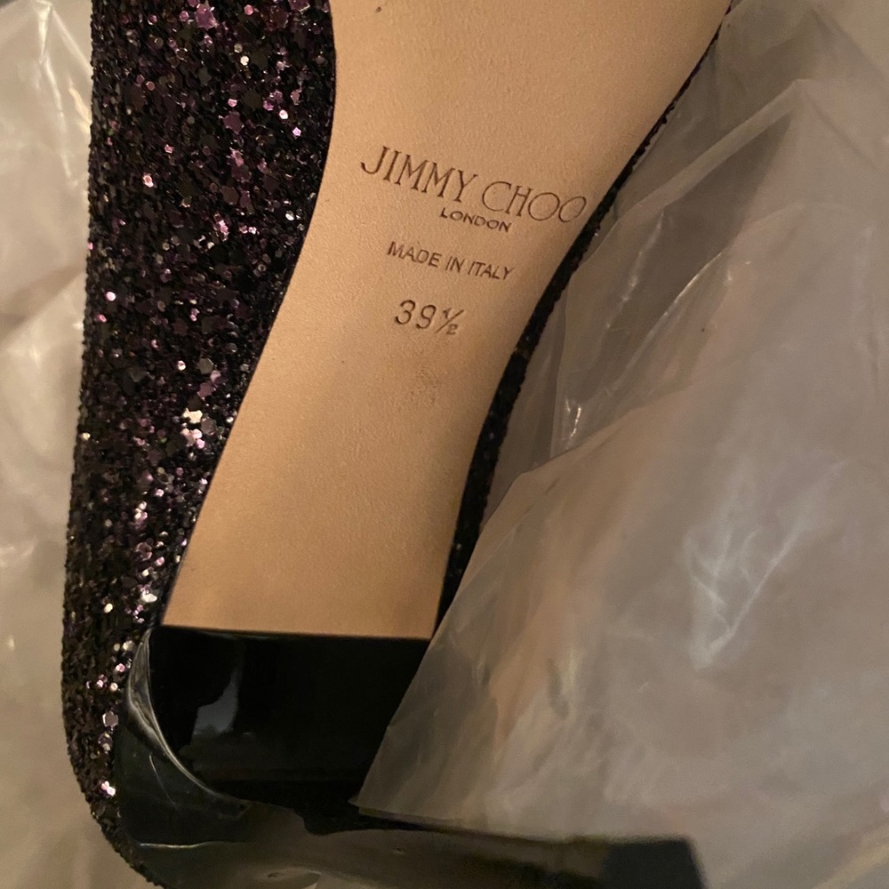 🎁HP🎁 Jimmy Choo Romy Gradient Pink & Black 100mm Pumps - Picture 11 of 12